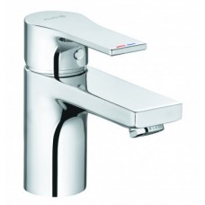 СМЕСИТЕЛЬ ДЛЯ РАКОВИНЫ KLUDI ZENTA SL 482660565 С ДОННЫМ КЛАПАНОМ PUSH-OPEN, ХРОМ