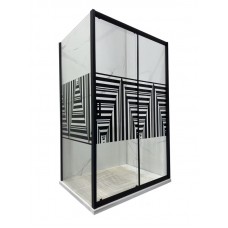 Душевая кабина Artex STT-100 black print 100x80х185