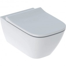 УНИТАЗ ПОДВЕСНОЙ БЕЗОБОДКОВЫЙ GEBERIT SMYLE SQUARE 500.683.00.2 С СИДЕНЬЕМ SOFT CLOSE