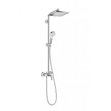 ДУШЕВАЯ СИСТЕМА HANSGROHE 27284000 CROMETTA E 240 1JET SHOWERPIPE, ХРОМ
