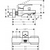 СМЕСИТЕЛЬ HANSGROHE 32540990 METROPOL GOLD, фото 2