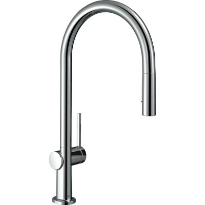 СМЕСИТЕЛЬ ДЛЯ КУХНИ HANSGROHE TALIS M54 С ВЫДВИЖНЫМ ДУШЕМ 72800000, ХРОМ, фото 1