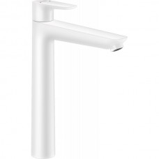 СМЕСИТЕЛЬ ДЛЯ РАКОВИНЫ ВЫСОКИЙ HANSGROHE 71716700 TALIS E С ДОННЫМ КЛАПАНОМ, БЕЛЫЙ МАТОВЫЙ
