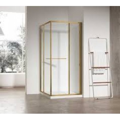 ДУШОВА КАБІНА KOER SR SC09-90x90x200-R-TR-12 ЗОЛОТЕ МАТОВЕ KR5771, фото 1