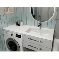 РАКОВИНА НАКЛАДНАЯ MIRAGGIO ERICA 120X50 R, БЕЛАЯ