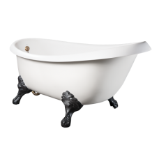 ВАННА ОТДЕЛЬНОСТОЯЩАЯ PAA VICTORIA SILK 170х83 C НОЖКАМИ ANTICA GRAPHITE