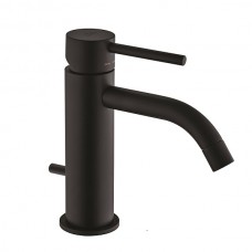 СМЕСИТЕЛЬ ДЛЯ РАКОВИНЫ PAFFONI LIGHT LIG 075 NO С ДОННЫМ КЛАПАНОМ, ЧЕРНЫЙ 