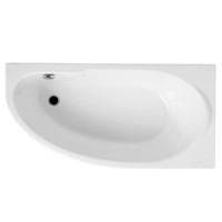 ВАННА АКРИЛОВАЯ POLIMAT MIKI 145x85 С НОЖКАМИ, ПРАВАЯ