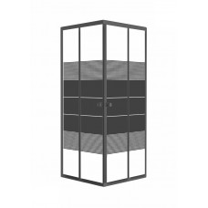 ДУШЕВАЯ КАБИНА 90х90х180 RJ BLACK VELUM 90BRZ082Linia