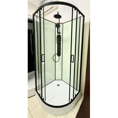 ДУШЕВОЙ БОКС VERONIS BN-10-90 BLACK 90х90х225, фото 1