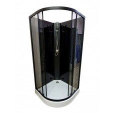 ДУШЕВОЙ БОКС VERONIS BKN-1-07 90х90х192 БЕЗ КРЫШИ, ЧЕРНЫЙ