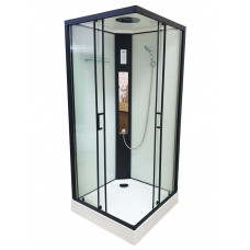 ДУШЕВОЙ БОКС VERONIS BKN-4-100 100х100х220, ЧЕРНЫЙ
