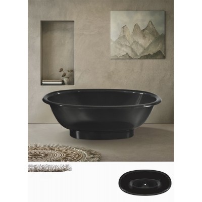 Акриловая ванна Veronis VP-179 Graphite 170х85х58, фото 1