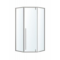 ДУШОВА КАБІНА VOLLE MORA 90-P 1037.145501 90x90x200 CHROME
