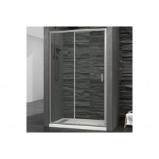 ДУШЕВАЯ ДВЕРЬ MIXXUS PREMIUM DIVERSE РЕГУЛИРУЕМАЯ 120Х185 СМ SD01-120X185-TR ХРОМ ПРОЗРАЧНОЕ