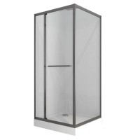 ДУШОВА КАБИНА З ПІДДОНОМ MIXXUS STYLE SCT01-90x90x200-TR GRAPHITE