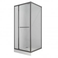 ДУШОВА КАБИНА З ПІДДОНОМ MIXXUS STYLE SCT01-90x90x200-TR GRAPHITE