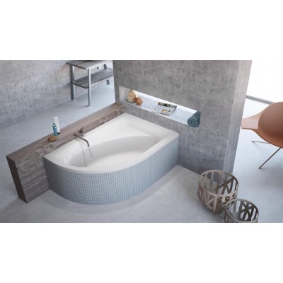 ВАННА АКРИЛОВАЯ RADAWAY MISTRA 170x110 С НОЖКАМИ И СИФОНОМ, ЛЕВАЯ, фото 1