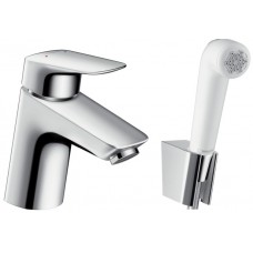 СМЕСИТЕЛЬ ДЛЯ РАКОВИНЫ С ГИГИЕНИЧЕСКИМ ДУШЕМ HANSGROHE LOGIS 71290000, ХРОМ