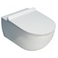 Унитаз подвесной безободковый Flaminia AP118G с тонким сидением Soft Close